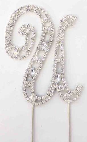 Diamante Letter - U - Click Image to Close